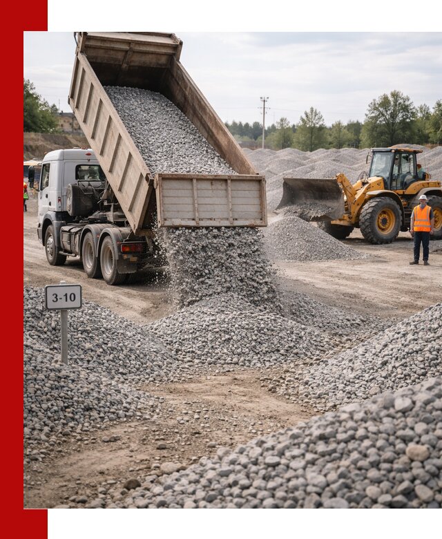 Гранитный щебень фракции 3–10: доставка и продажа в Зиме