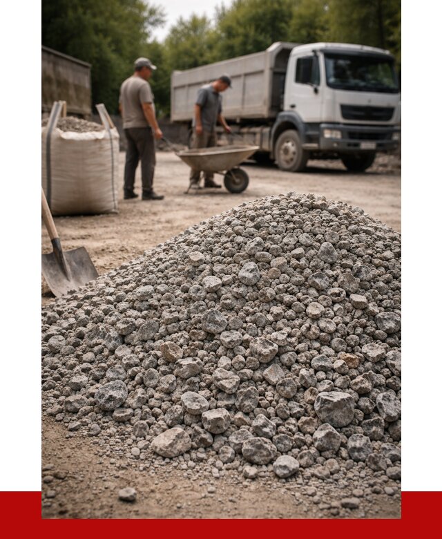 Гранитный щебень фракция 20-40 в Зиме от 3273 руб. ПРОНЕРУДЗма