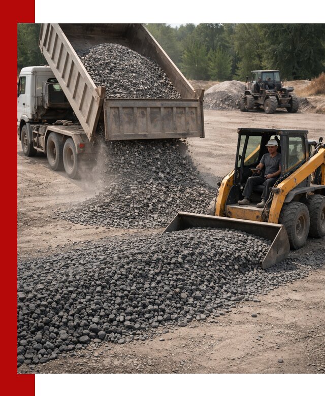 Гранитный щебень фракция 40-70 с доставкой в Зиме