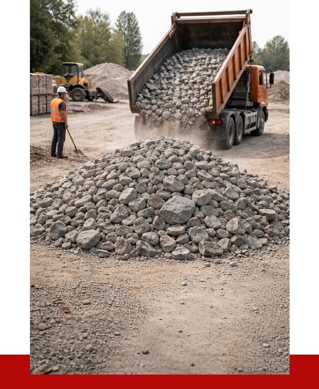 Гранитный щебень фракция 70-150 в Зиме от 1688 | ПРОНЕРУДЗма