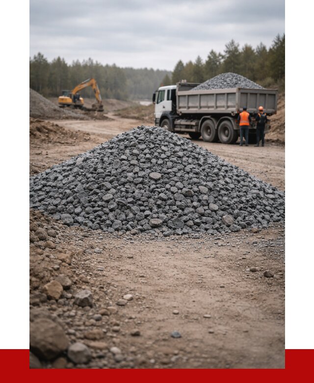 Щебень габбро диабаз фракция 40-70 в Зиме от 2250 р-ПРОНЕРУДЗма