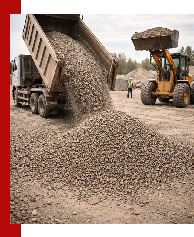 Гравийный щебень фракция 3–10 с доставкой в Зиме