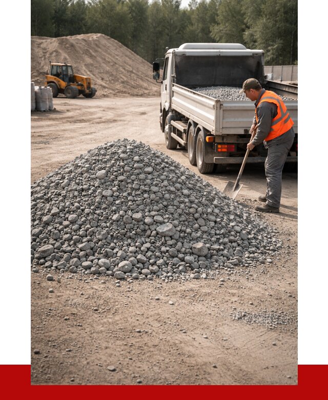 Гравийный щебень фракция 5-10 в Зиме от 2250 р. | ПРОНЕРУДЗма