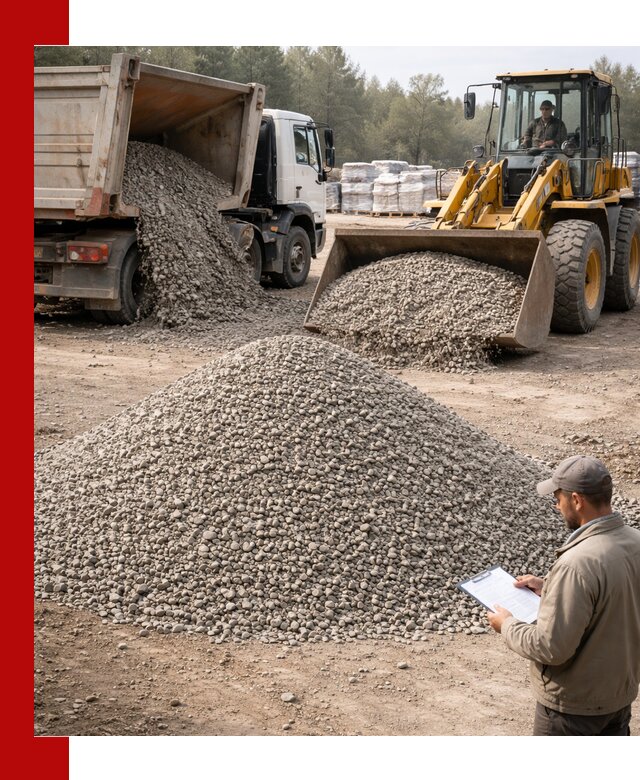 Гравийный щебень фракция 5–10 с доставкой в Зиме