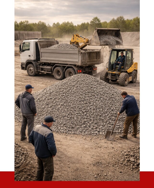 Гравийный щебень фракция 5-20 в Зиме от 2455 р. ПРОНЕРУДЗма