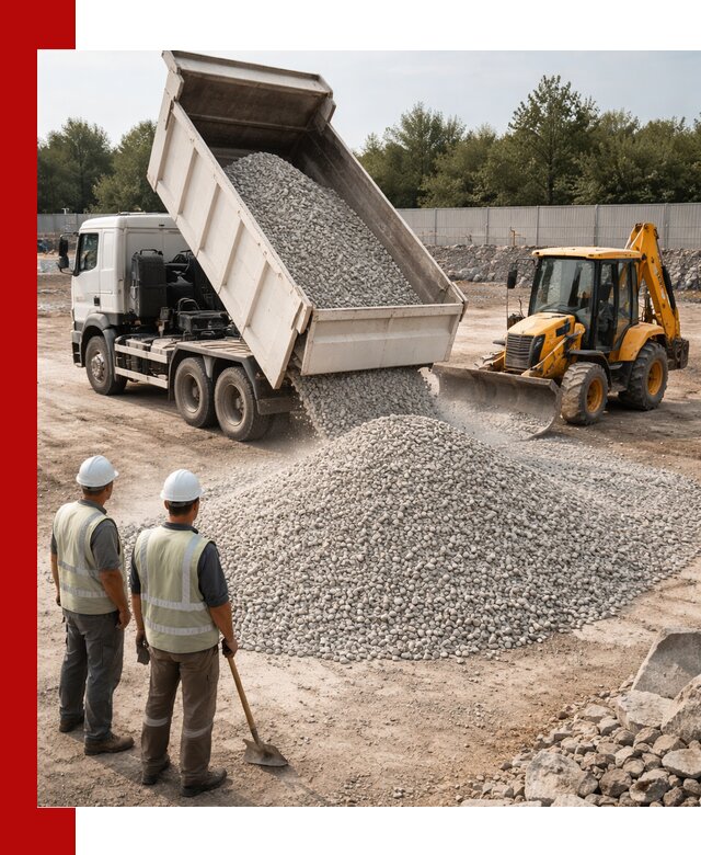 Купить известняковый щебень фракции 5–10 мм с доставкой в Зиме