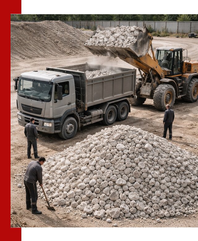 Известняковый щебень фракция 70–150 с доставкой в Зиме