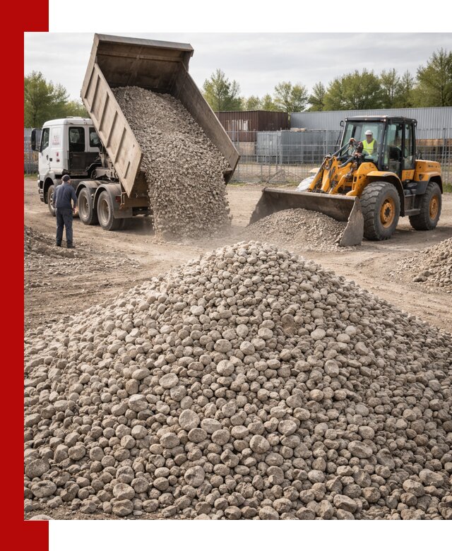 Доломитовый щебень фракции 20–41 с доставкой в Зиме