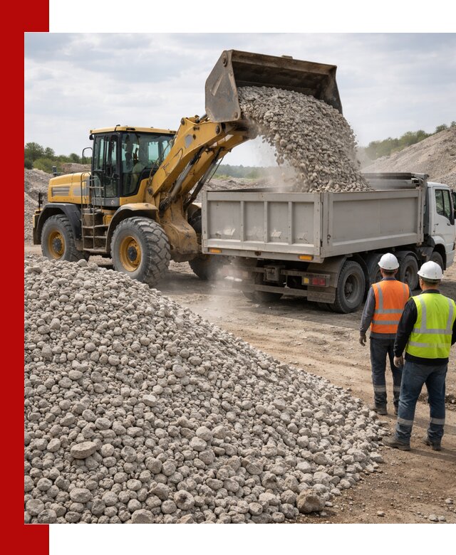 Доломитовый щебень фракция 40–71 доставка и продажа в Зиме