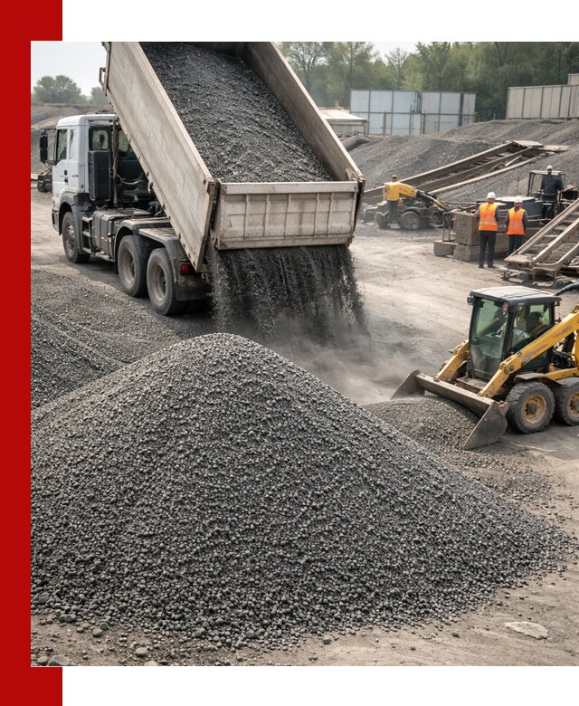 Вторичный щебень фракция 0–5 с доставкой в Зиме