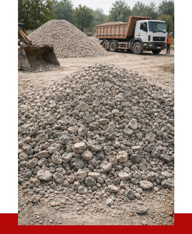 Вторичный щебень фракция 20-40 в Зиме от 2250 р ПРОНЕРУДЗма