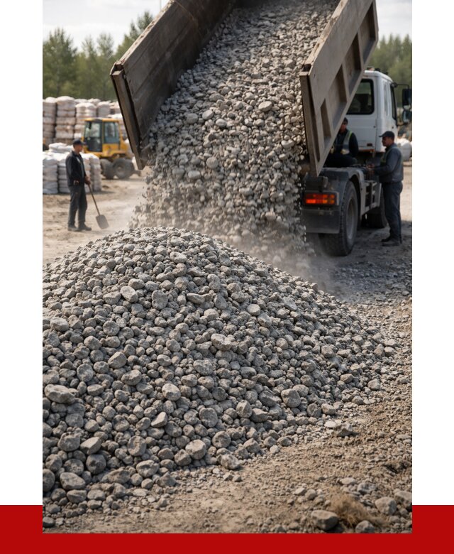 Бетонный щебень фракция 40-70 в Зиме от 1841 р. ПРОНЕРУДЗма