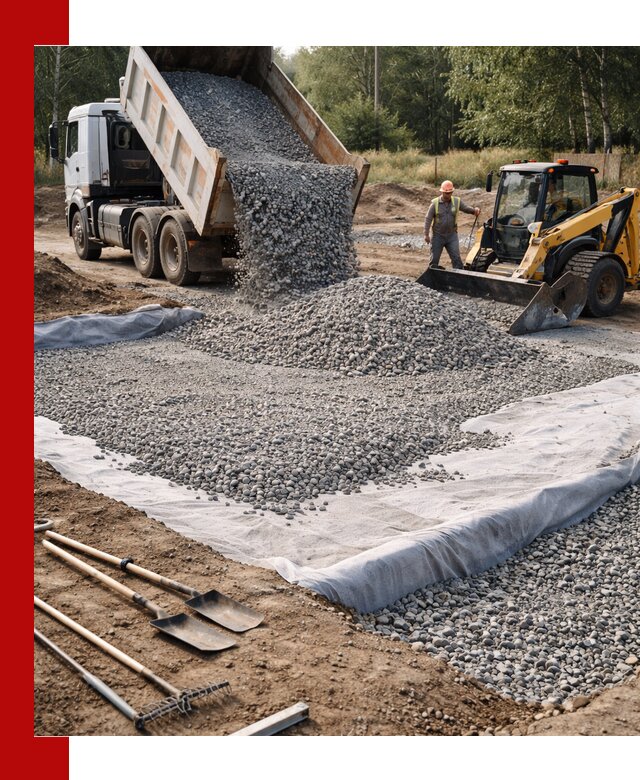 Щебень для фундамента с доставкой в Зиме