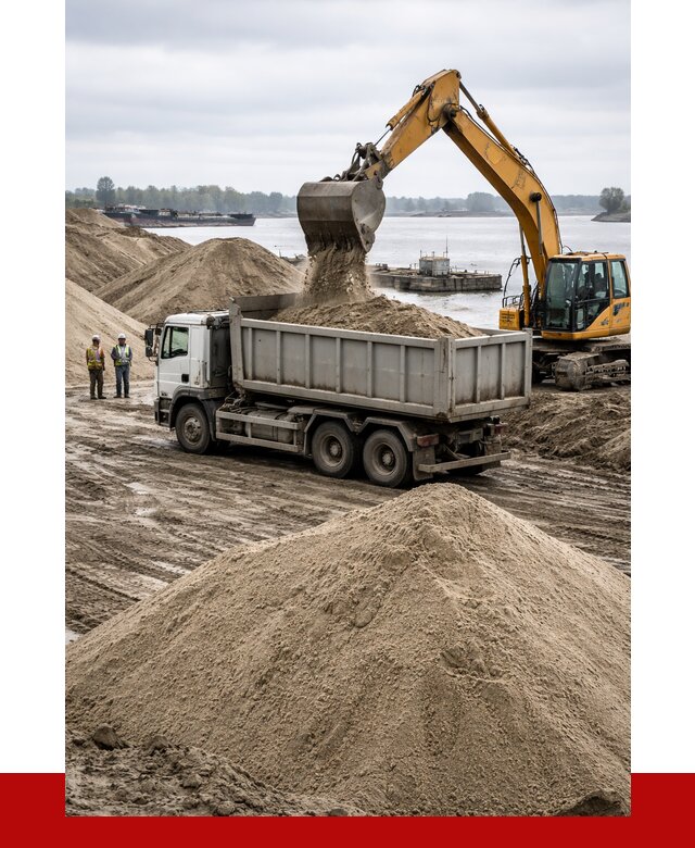 Купить речной песок навалом в Зиме от 1841 р., ПРОНЕРУДЗма