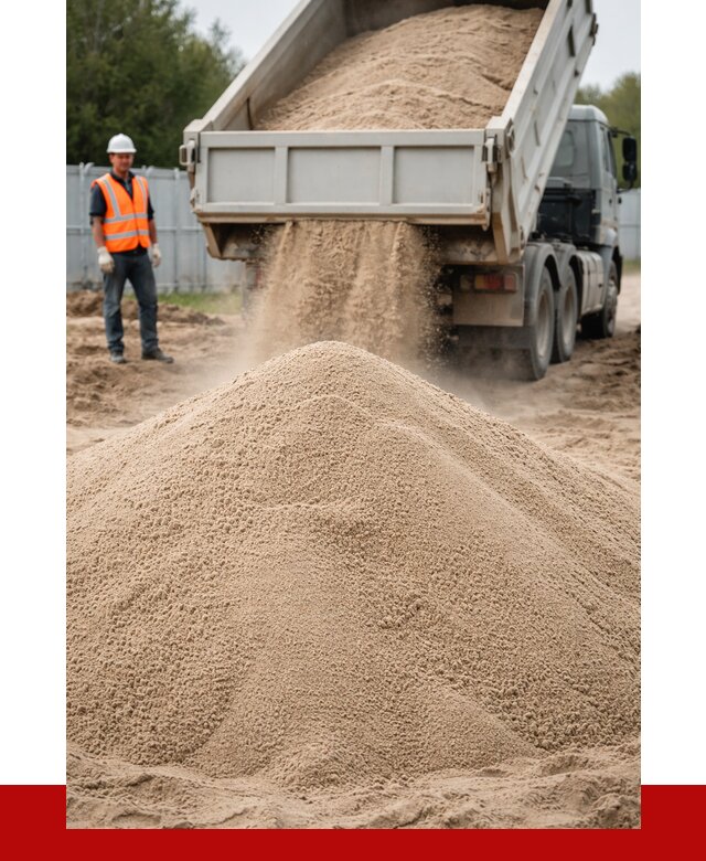 Купить сеяный песок с доставкой в Зиме от 2250 р ПРОНЕРУДЗма