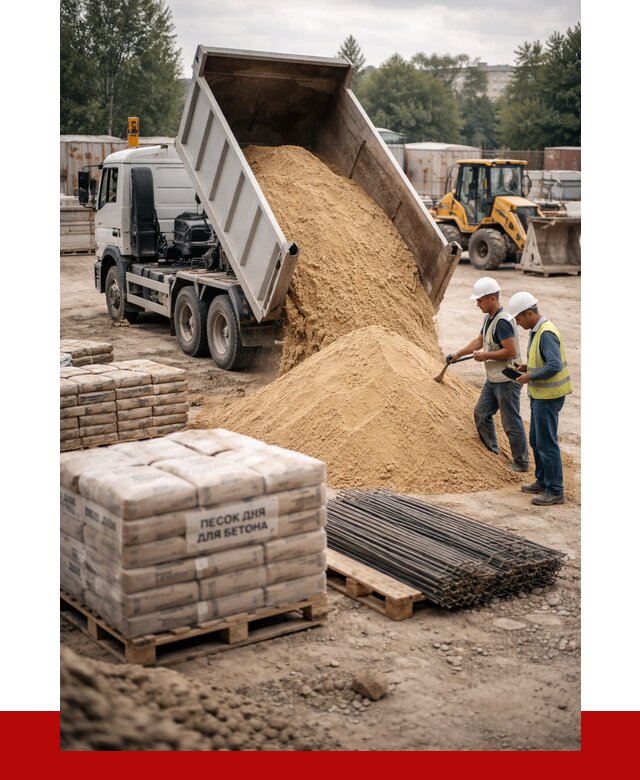 Песок для бетона в Зиме от 2557 р. с доставкой, ПРОНЕРУДЗма