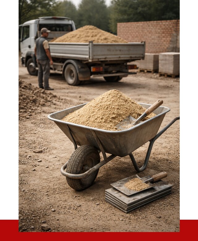 Песок для кладки в Зиме с доставкой от 2250 р. | ПРОНЕРУДЗма