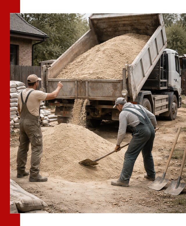 Песок для штукатурки с доставкой в Зиме качественный и чистый