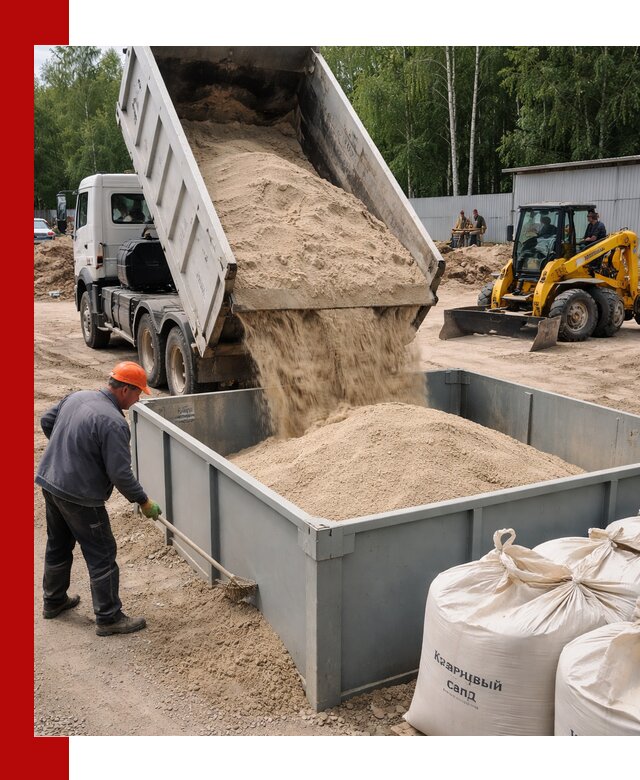 Кварцевый песок для фильтра в Зиме — доставка и качество