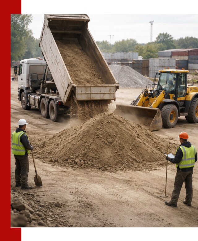 Доставка и продажа пескогрунта оптом и в розницу в Зиме