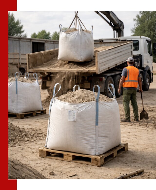 Доставка песка в биг бег в Зиме быстро и без лишних хлопот