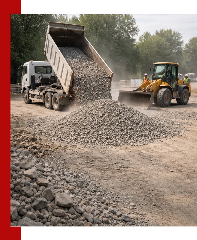 Гравий фракция 5–20 доставка в Зиме оптом и в розницу