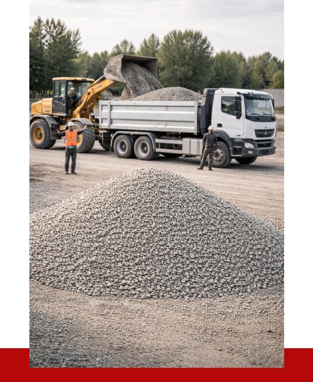 Купить мытый гравий в Зиме от 3580 р, доставка ПРОНЕРУДЗма