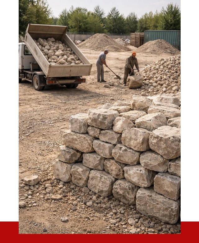 Бутовый камень известняковый в Зиме от 4296 р. | ПРОНЕРУДЗма