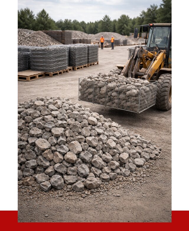 Камень для габионов фракция 70-150 в Зиме от 4296 р. | ПРОНЕРУДЗма