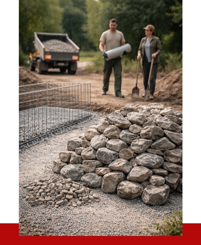 Камень для габионов фракция 100-200 в Зиме от 4909 р. | ПРОНЕРУДЗма