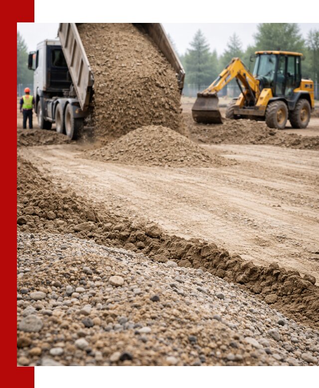 Опгс для подушки основания и выравнивания в Зиме