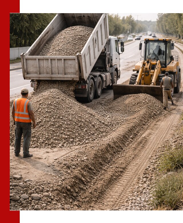 Опгс для устройства дорог и подсыпки в Зиме