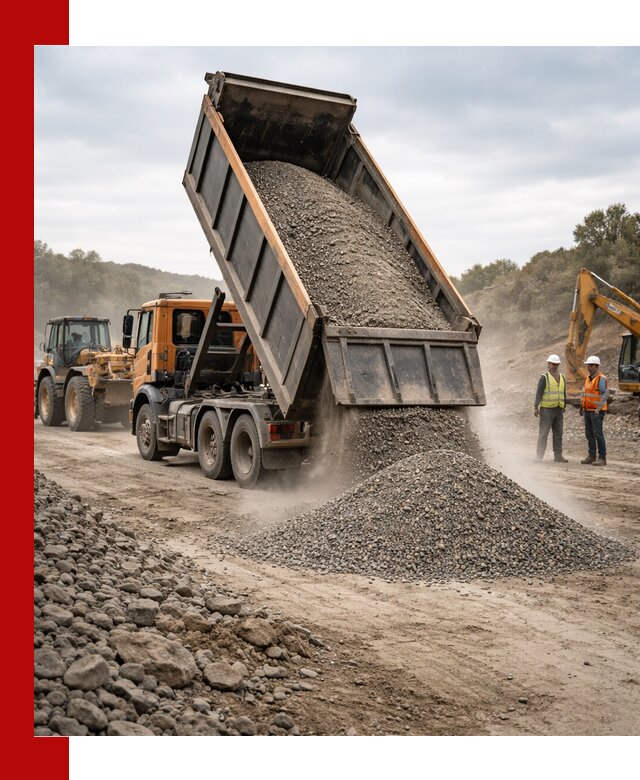 Щебёночно-песчаная смесь ЩПС С1 с доставкой в Зиме