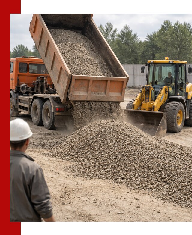 Доставка щпс С8 самосвалами в Зиме от производителя