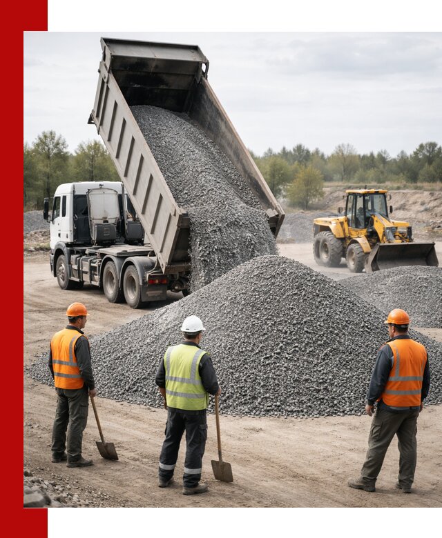 Доставка и продажа гранитной крошки в Зиме