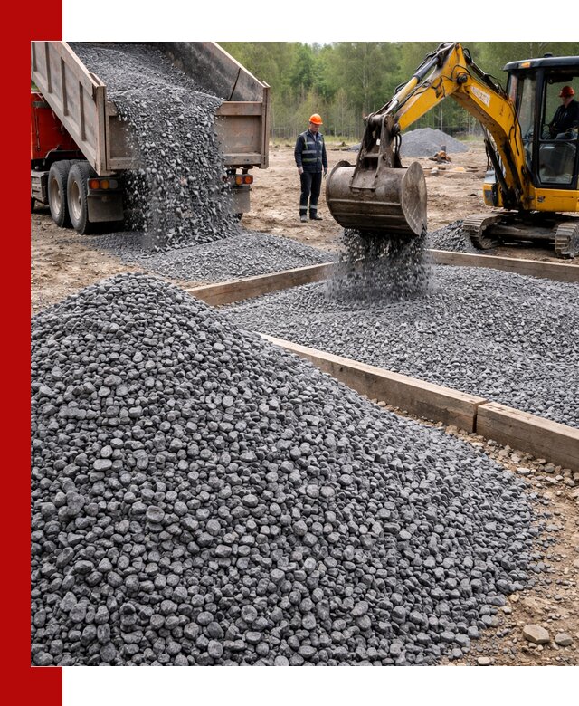 Купить гранитную крошку фракции 10-20 в Зиме