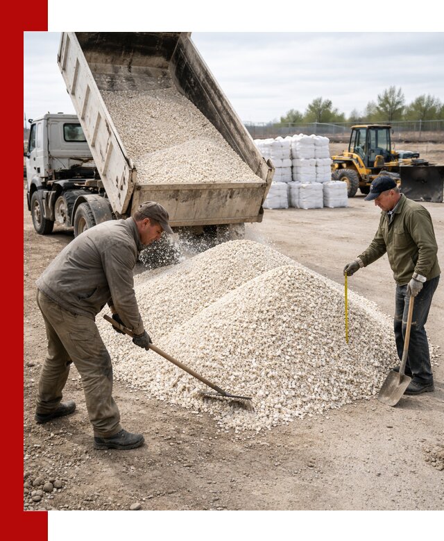 Мраморная крошка с доставкой и разгрузкой в Зиме