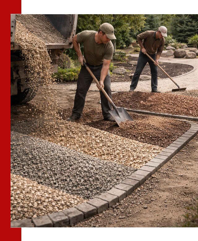 Декоративная крошка для ландшафта в Зиме — продажа и доставка