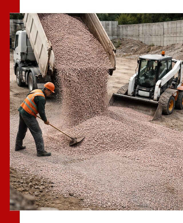 Крошка розовый гранит с доставкой в Зиме от производителя