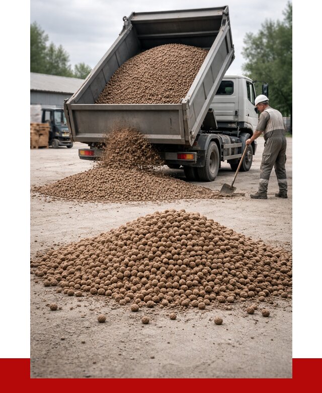Керамзит с доставкой в Зиме от 4296 р. за м3 | ПРОНЕРУДЗма