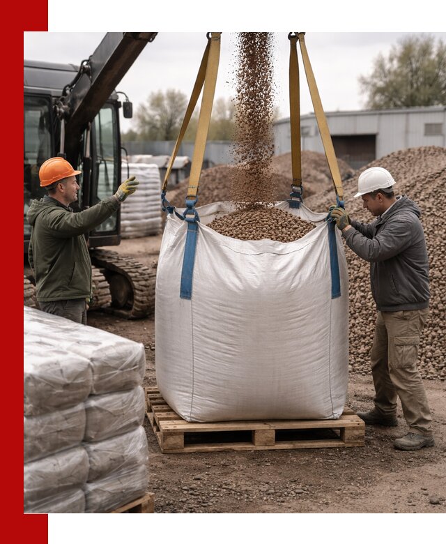 Керамзит в биг-бегах с доставкой в Зиме
