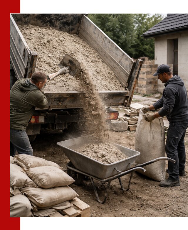 Качественная сухая смесь для кладки с доставкой в Зиме