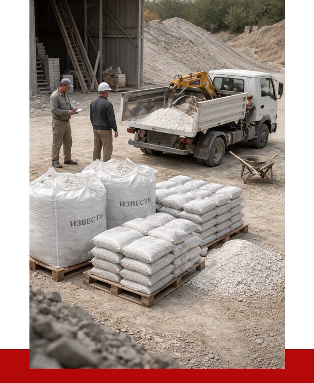 Известь строительная в Зиме с доставкой от 4296 р. | ПРОНЕРУДЗма