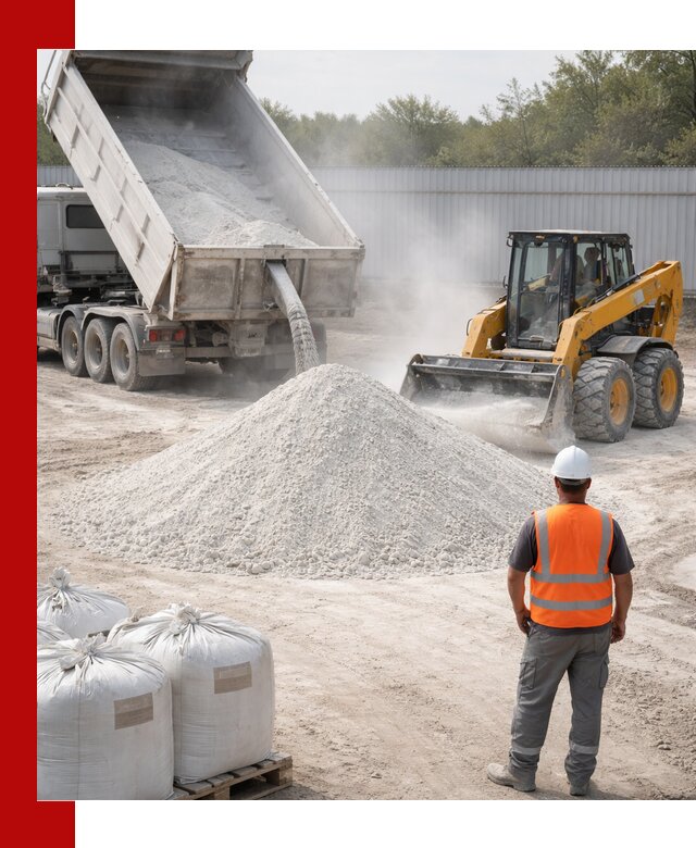 Доставка и продажа известняковой муки в Зиме