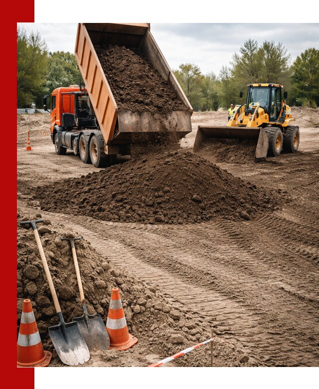 Поставка и доставка планировочного грунта в Зиме