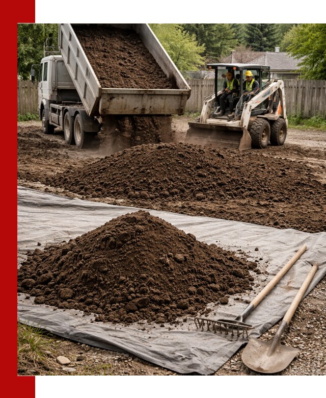 Грунт для отсыпки участка с доставкой в Зиме