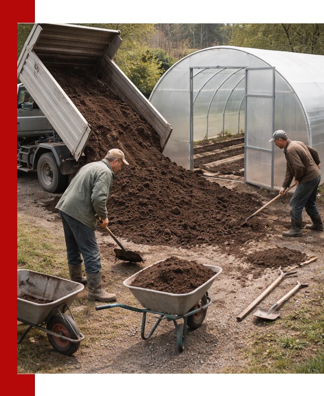 Грунт для теплицы с доставкой в Зиме — плодородный субстрат под растения