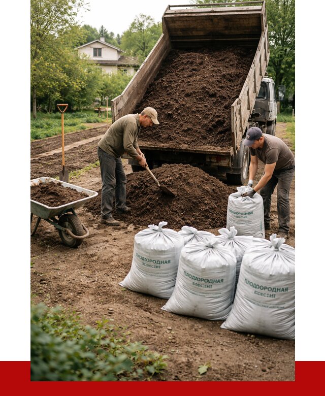 Плодородная смесь в Зиме от 4296 р./куб с доставкой | ПРОНЕРУДЗма