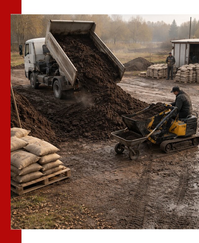 Кислый торф в доставке по выгодным ценам в Зиме