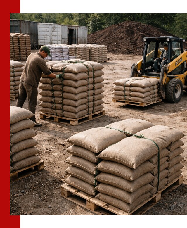 Доставка торфа в мешках по выгодным ценам в Зиме